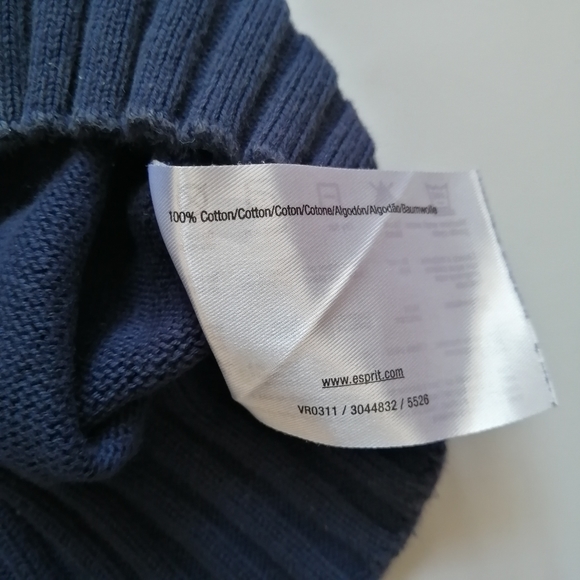 Esprit Navy Sweater Medium - Picture 11 of 11